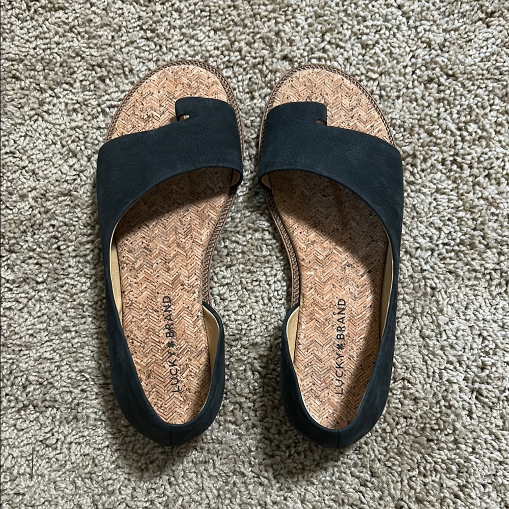 Lucky Brand Women's Black Sandals